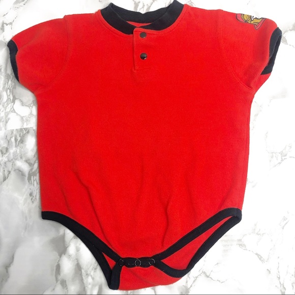 NHL Ottawa Senators red and Black Onesie for 18 M - Picture 1 of 4
